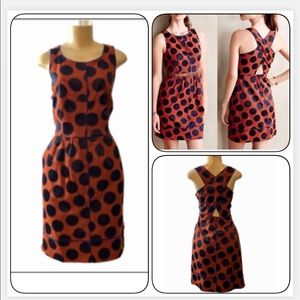 ANTHROPOLOGIE MAEVE RAKIN POLKA DOT DRESS